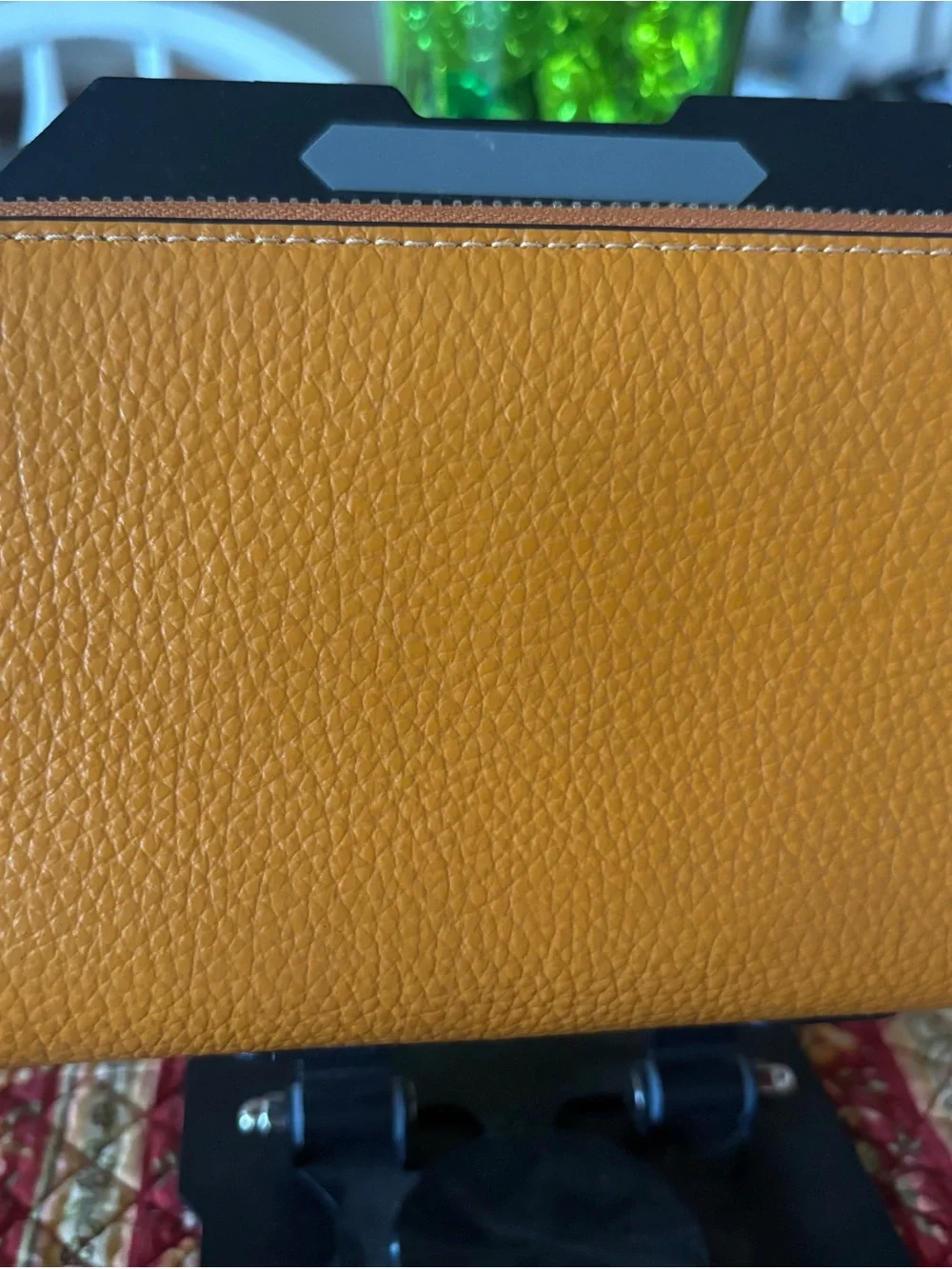 Coach pebbled leather